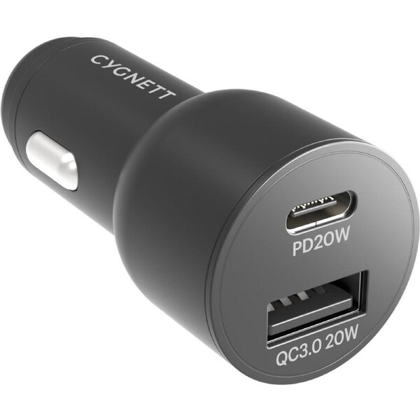 Cygnett CarPower 20W Dual Port Car Charger