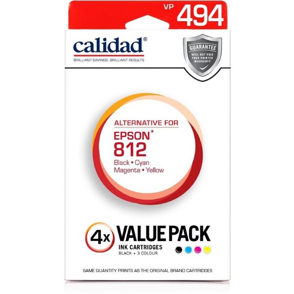 Calidad Epson 812 BCMY 4 Pack