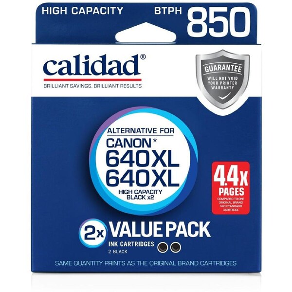 Calidad Canon 640 XL Black Twin Pack