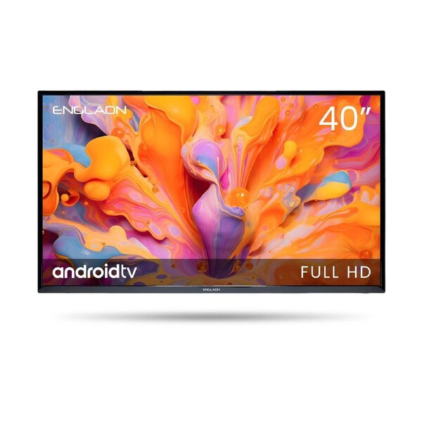 ENGLAON 40’’ Full HD Smart 12V TV With Built-in Chromecast, Bluetooth & Android 11