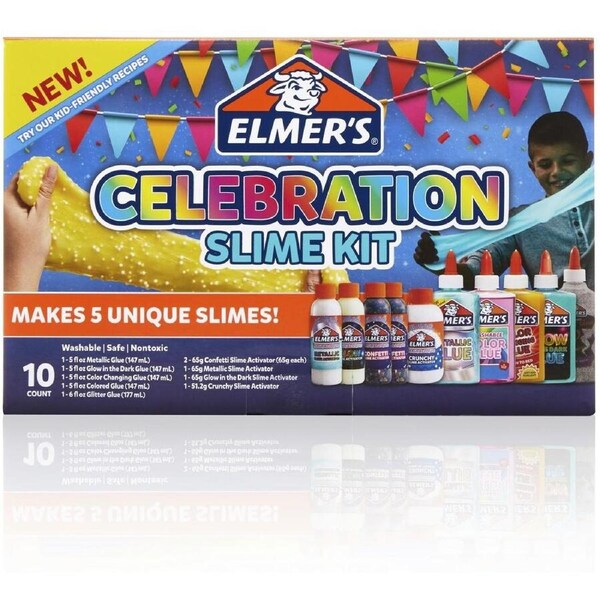 Elmer’s Celebration Slime Kit 10 Pack