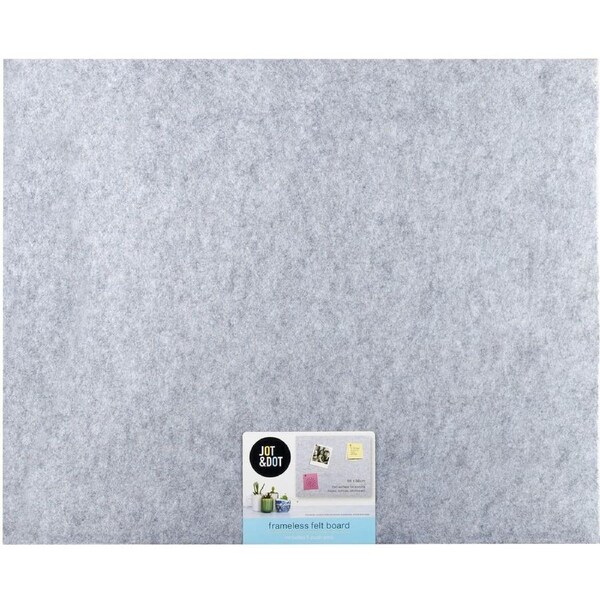 Jot & Dot Frameless Rectangle Felt Board