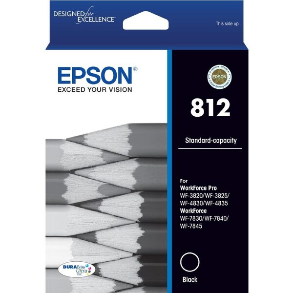 Epson 812 Standard Capacity Black Ink Cartridge