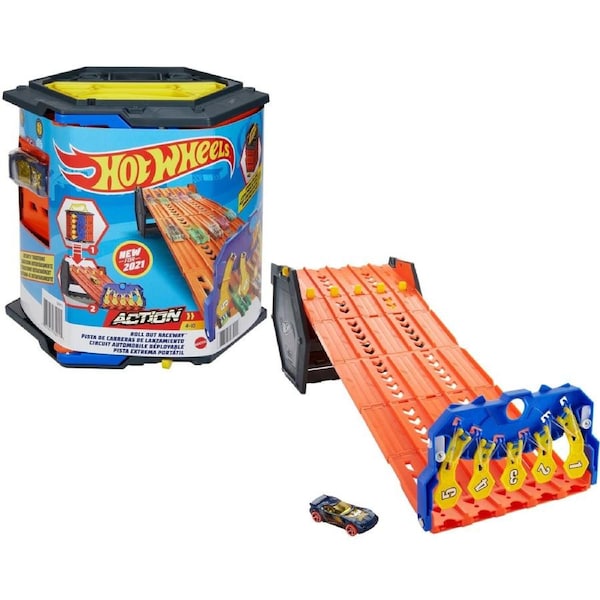 Hot Wheels Roll Out Raceway Track Set
