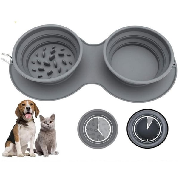 Collapsible Dog Bowls Water Portable Travel Pet Food Feeding Cat Bowl