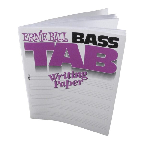 Ernie Ball Bass Tab Writing Paper