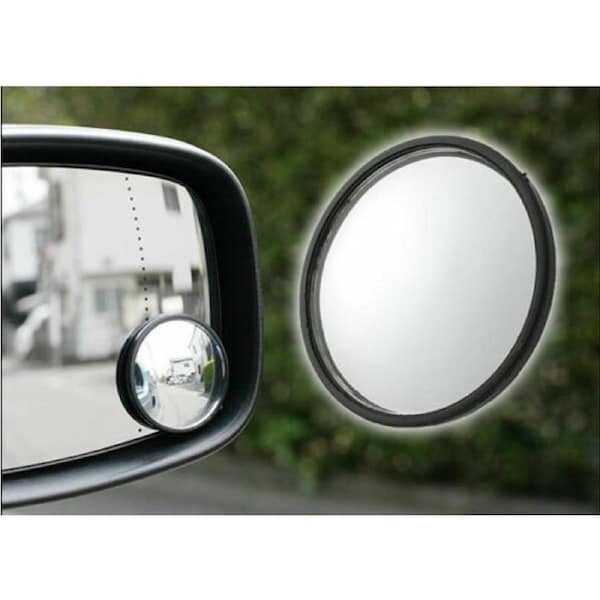 2x Blind Spot Car Mirror Rimless Frameless Glass Wide Angle Convex Mirrors