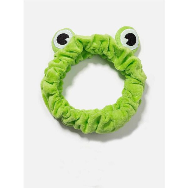 Only 1 1pc Cartoon Frog Eye Detail Bath Headband
