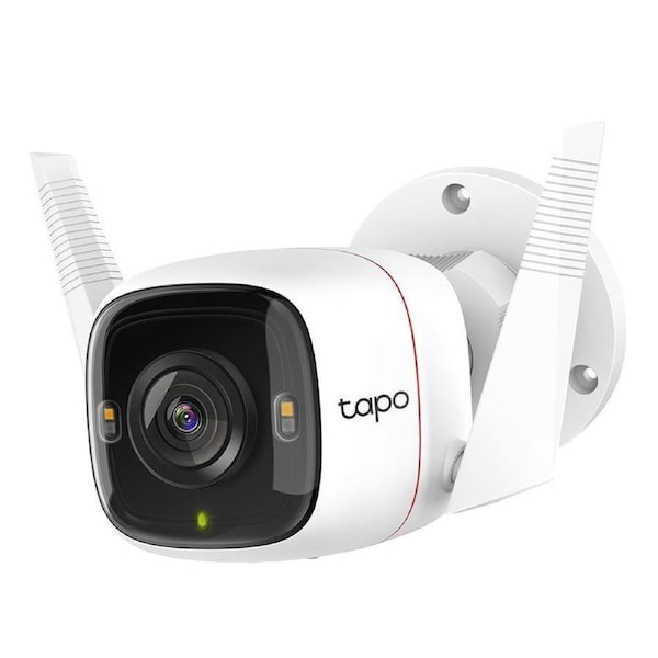 TP-Link Tapo C320WS Outdoor Security Wi-Fi Camera, H.264, 2-Way Audio, Night Vision, Motion Detect, Voice Control, Weatherproof, Sound