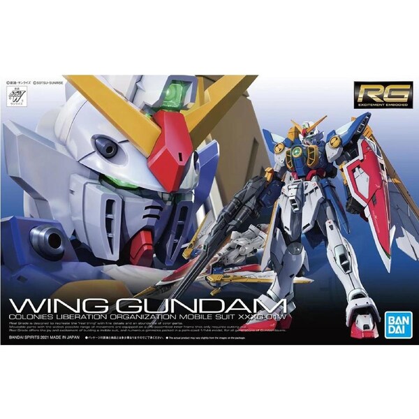 Bandai Gundam RG 1/144 Wing Gundam Gunpla Model Kit