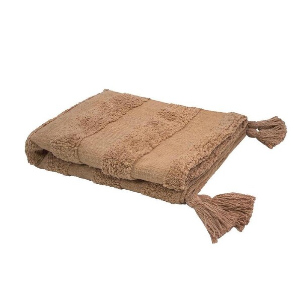 Bambury Hope Throw Rug - Bisque