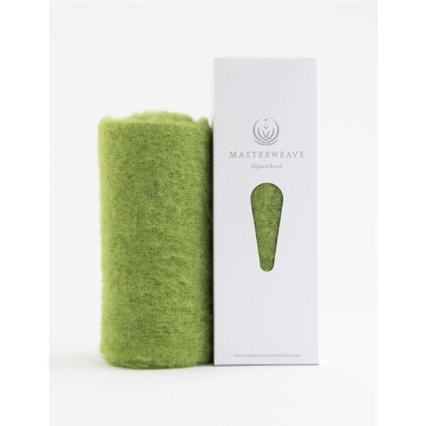 Masterweave Windermere Alpaca Scarf - Lime