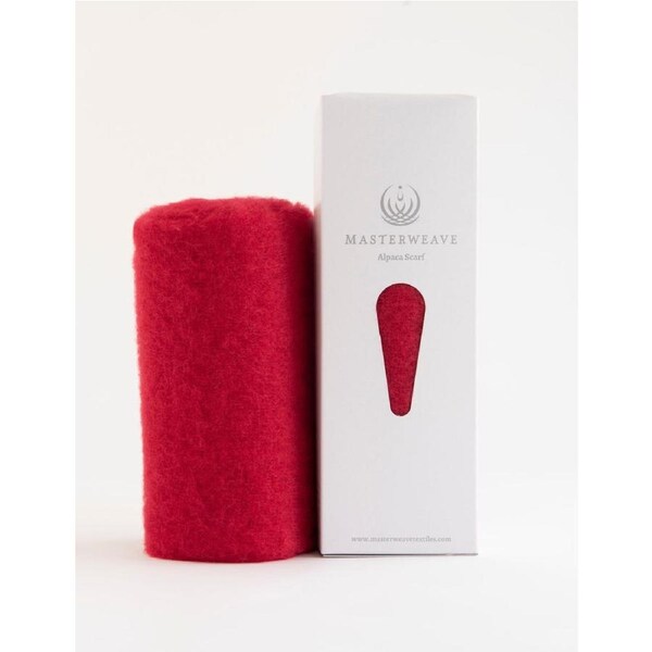 Masterweave Windermere Alpaca Scarf - Raspberry