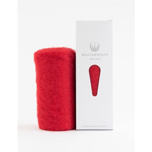 Masterweave Windermere Alpaca Scarf-Red