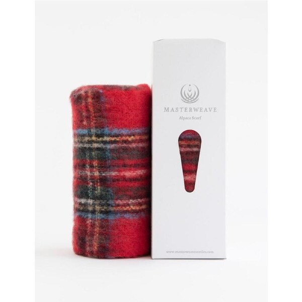Masterweave Windermere Alpaca Scarf-Royal Stewart