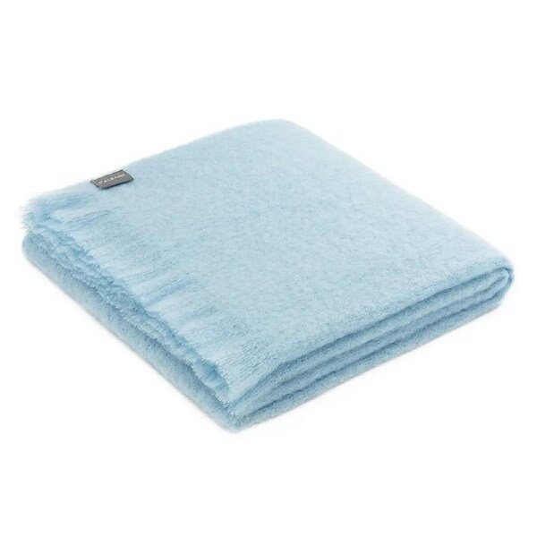 St Albans Mohair Throw Rug Blanket Skye