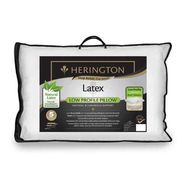 Herington Latex Low Profile Pillow