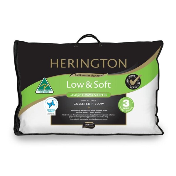 Herington Low & Soft Gusseted Pillow