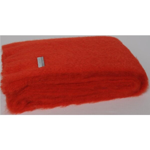 Masterweave Windermere Mohair Knee Wrap Throw Blanket - Hibiscus