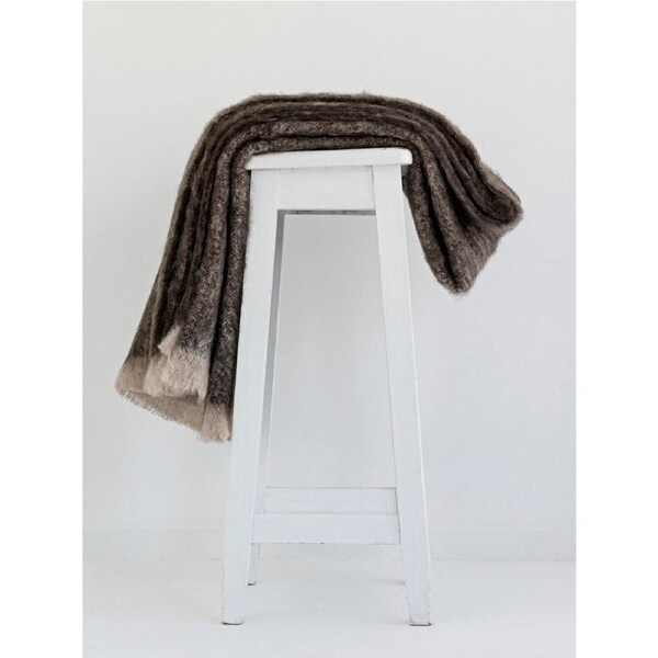 Masterweave Windermere Mohair Knee Wrap Throw Blanket-Kiwi
