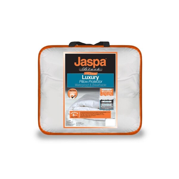 Jaspa Black Luxury Waterproof Pillow Protector Standard