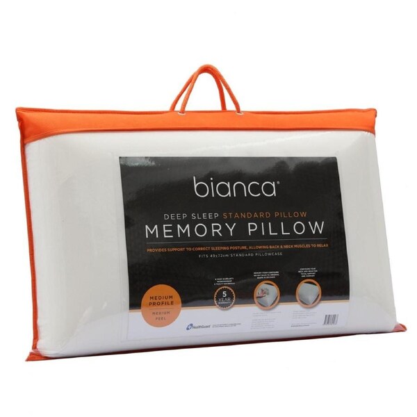 Bianca Deep Sleep Memory Foam Medium Profile & Medium Feel Pillow