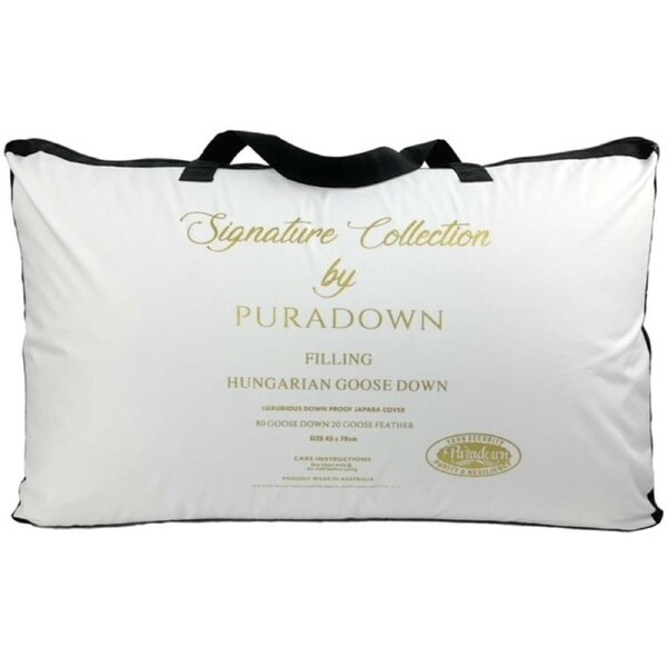 Puradown Signature Hungarian 80/20 Goose Down Standard Pillow