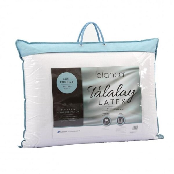 Bianca Sleep Easy Talalay Latex High Profile & Medium Feel Pillow