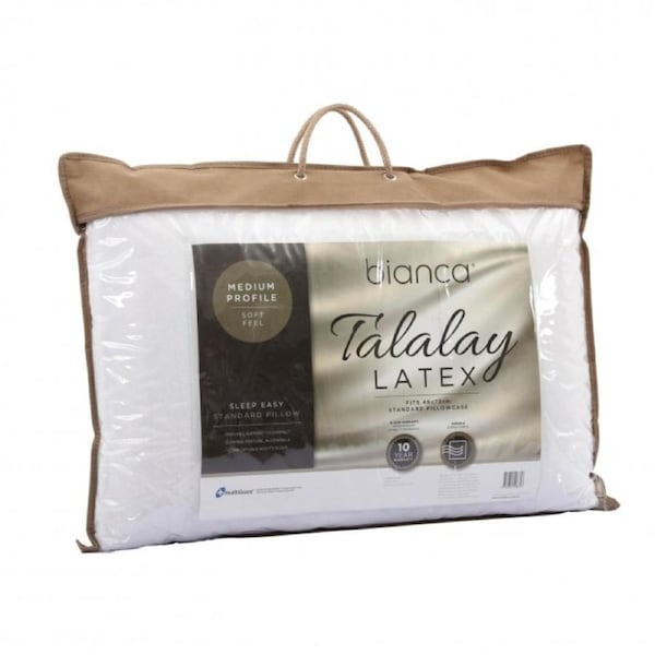 Bianca Sleep Easy Talalay Latex Medium Profile & Soft Feel Pillow