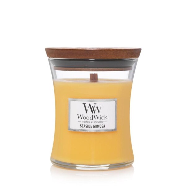 WoodWick Seaside Mimosa Medium Scented Candle