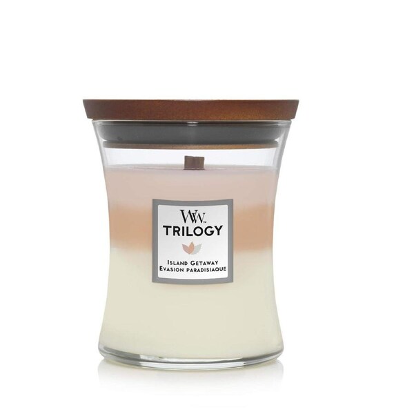WoodWick Island Getaway Trilogy Medium Scented Candle