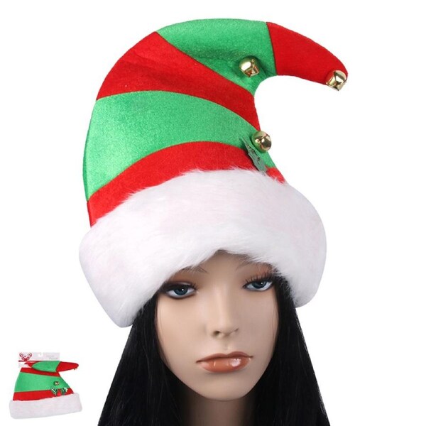 Striped Elf Hat