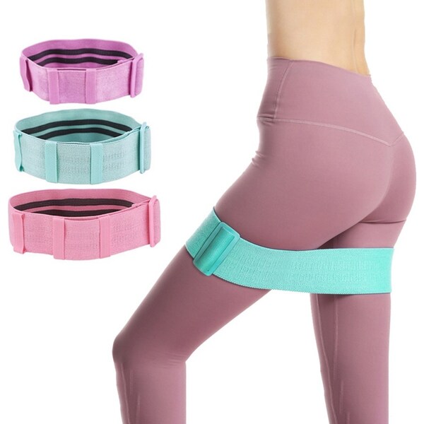 3pcs Adjustable Elastic Hip resistance Booty Bands Set