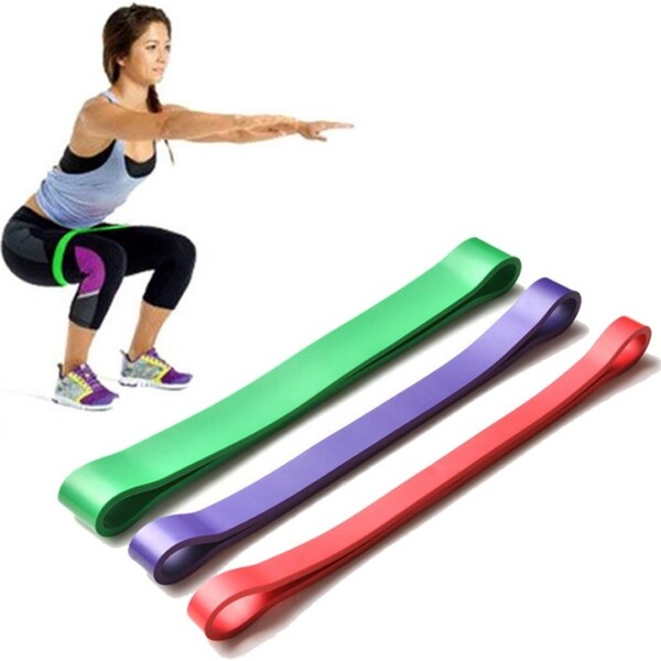 3pcs heavy duty resistance band loop power GYM fitness