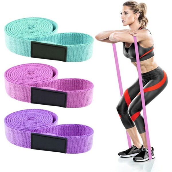 3 pack Long Resistance Bands Set Pull Up Assistance Bands Fitness Exercise Bands