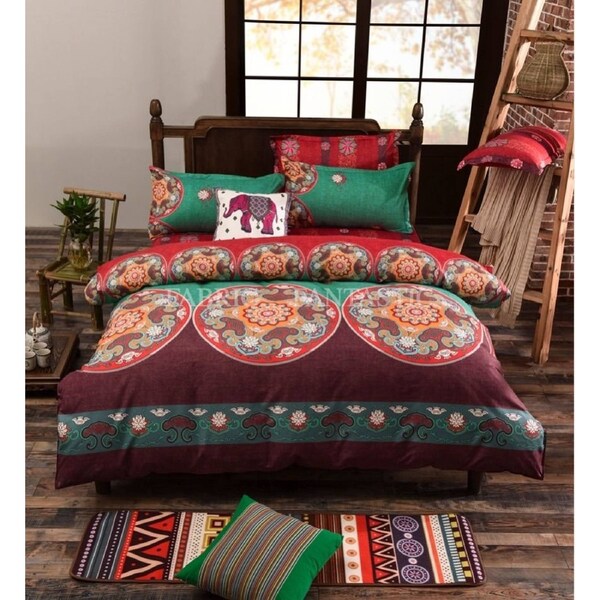 Artistic Quilt Cover Set -Queen Size-M235