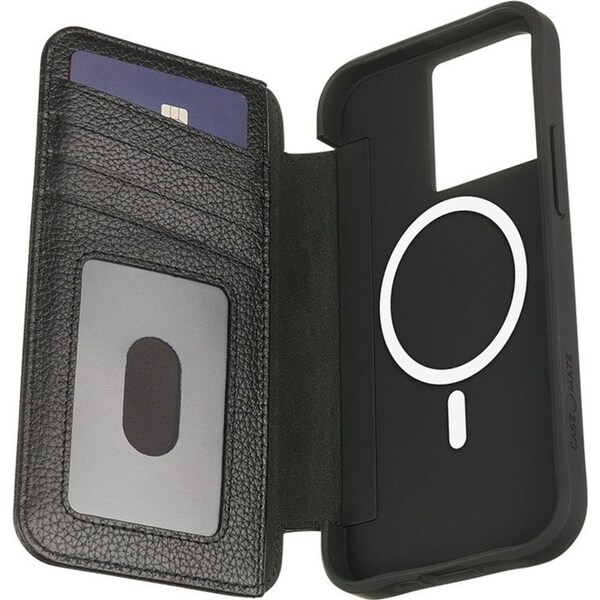Case-Mate MagSafe Wallet Folio Case Flip Cover For Apple iPhone 14 Plus Black