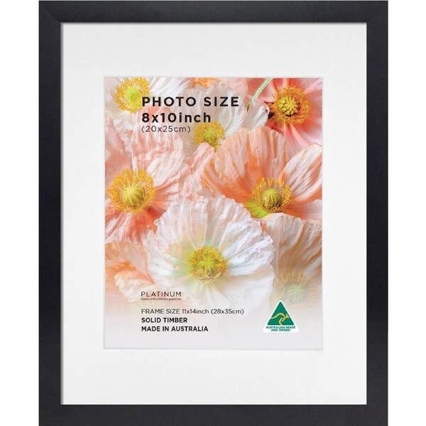 Platinum Essential Black Photo Frame 11x14"