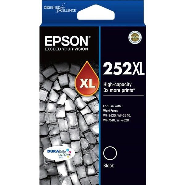 Epson 252XL High Capacity Black Ink Cartridge