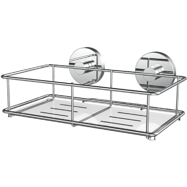 Evolve Chrome Suction Shower Caddy
