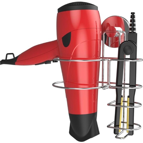 EvoVac Suction Hair Dryer & Straightener Combo Caddy