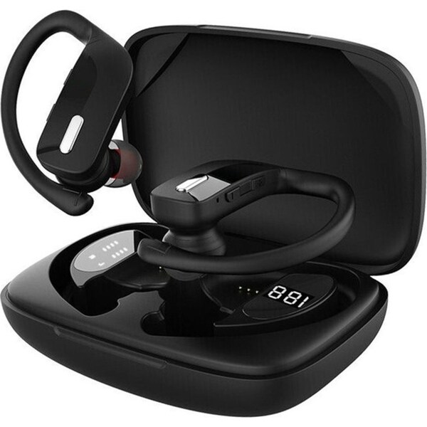 Wireless Sports Sweatproof Ear Head Phones Headset - With Mic