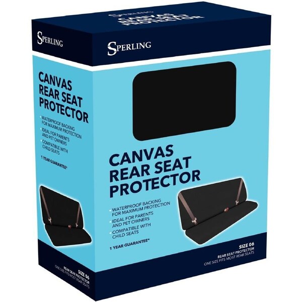 Sperling Back Seat Protector - Black