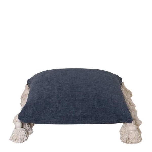 J.Elliot Janey Chenille 50cm Cushion Square Home Lounge Decor Pillow Steel Blue