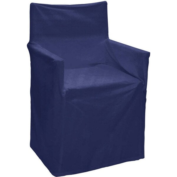 J.Elliot Outdoor Solid Director Chair/Seat Cotton Cover/Protector Standard Blue