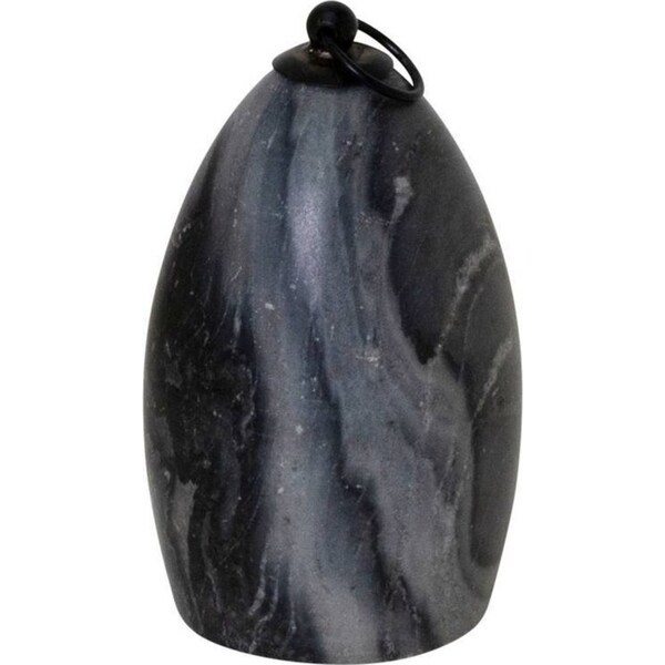 J.Elliot Nessa 14cm Door Stop w/ Metal Ring Handle Home Accessory Grey Marble