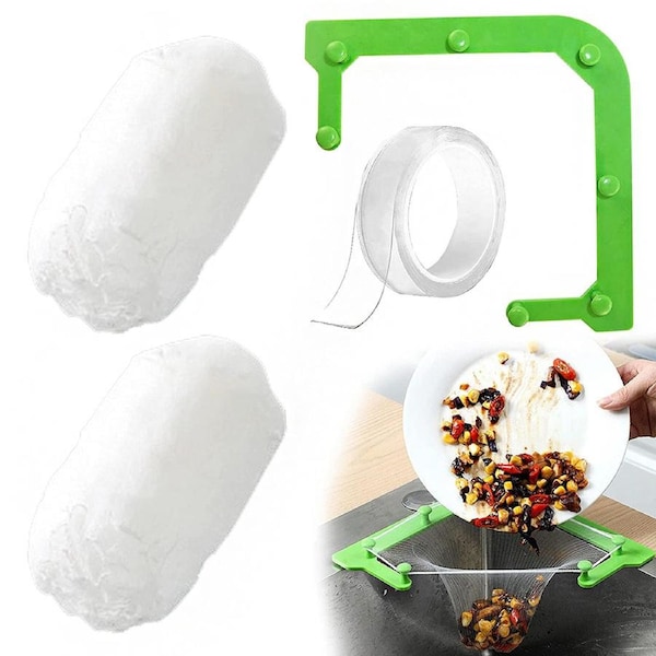 Kitchen triangle sink filter kitchen storage sink filter rack