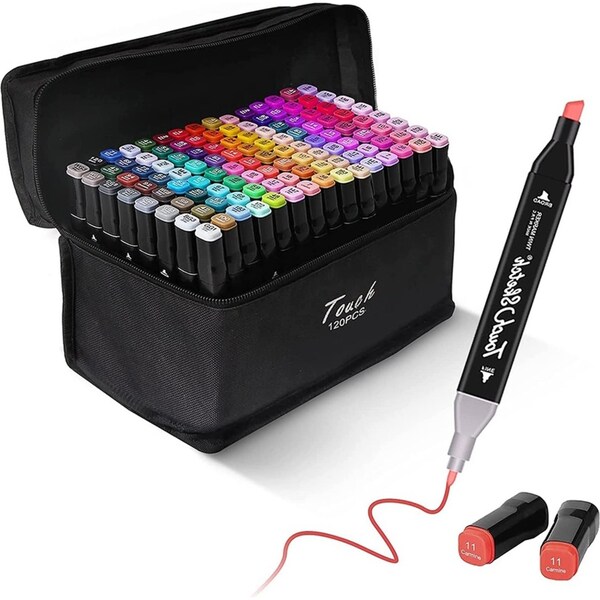 120 Colors Double Head Marker Pen Set Alcohol Based Markers For Manga Drawing