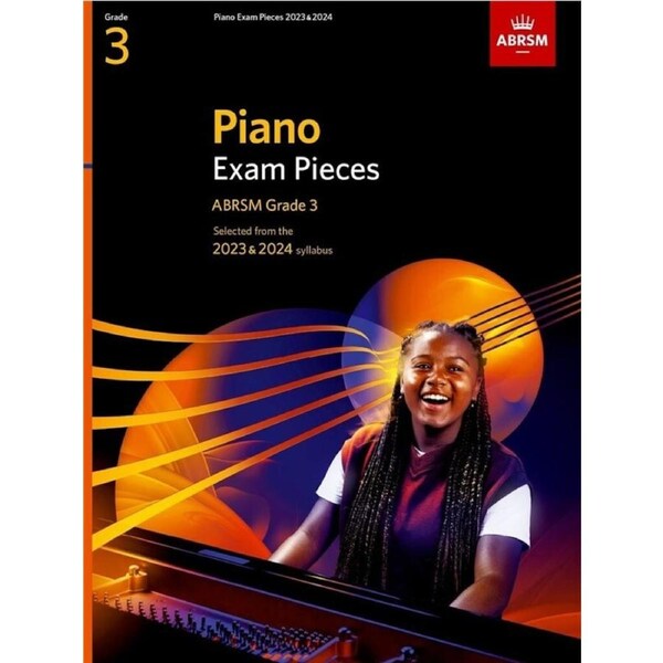 ABRSM Piano Exam Pieces 2023-2024 Grade 3 Softcover Book (Piano)