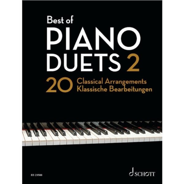 Best Of Piano Duets 2 20 Classical Arrangements Softcover Book (Piano)